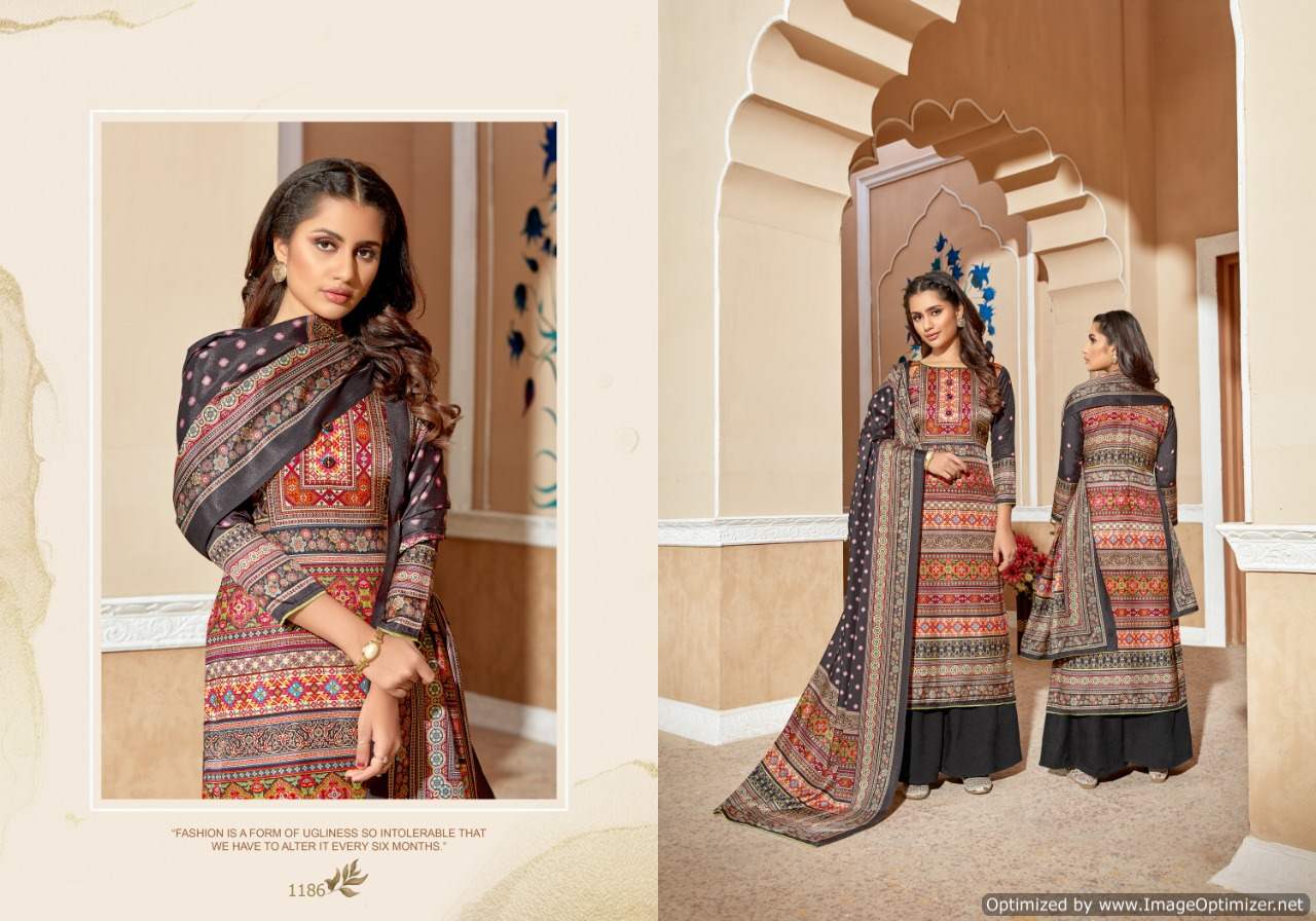 Bipson Elegance 1186 To 1189 Designer Fancy Ethnic Wear Tussar Silk Ready Made Dress Collection